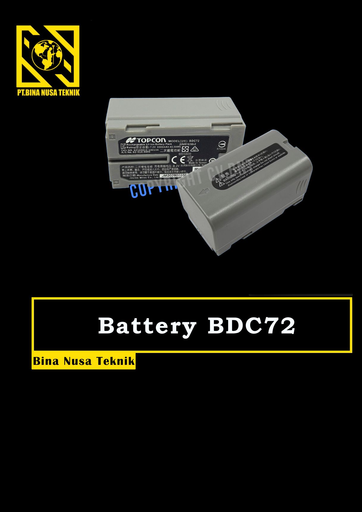 Battery BDC72