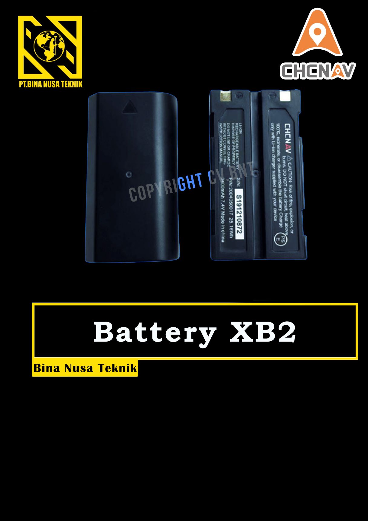 battery chcnav for gps XB2