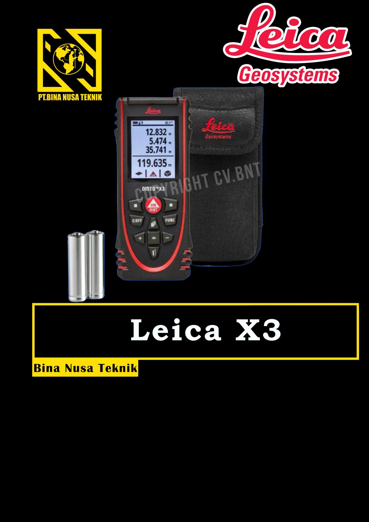 distometer Leica Disto X3