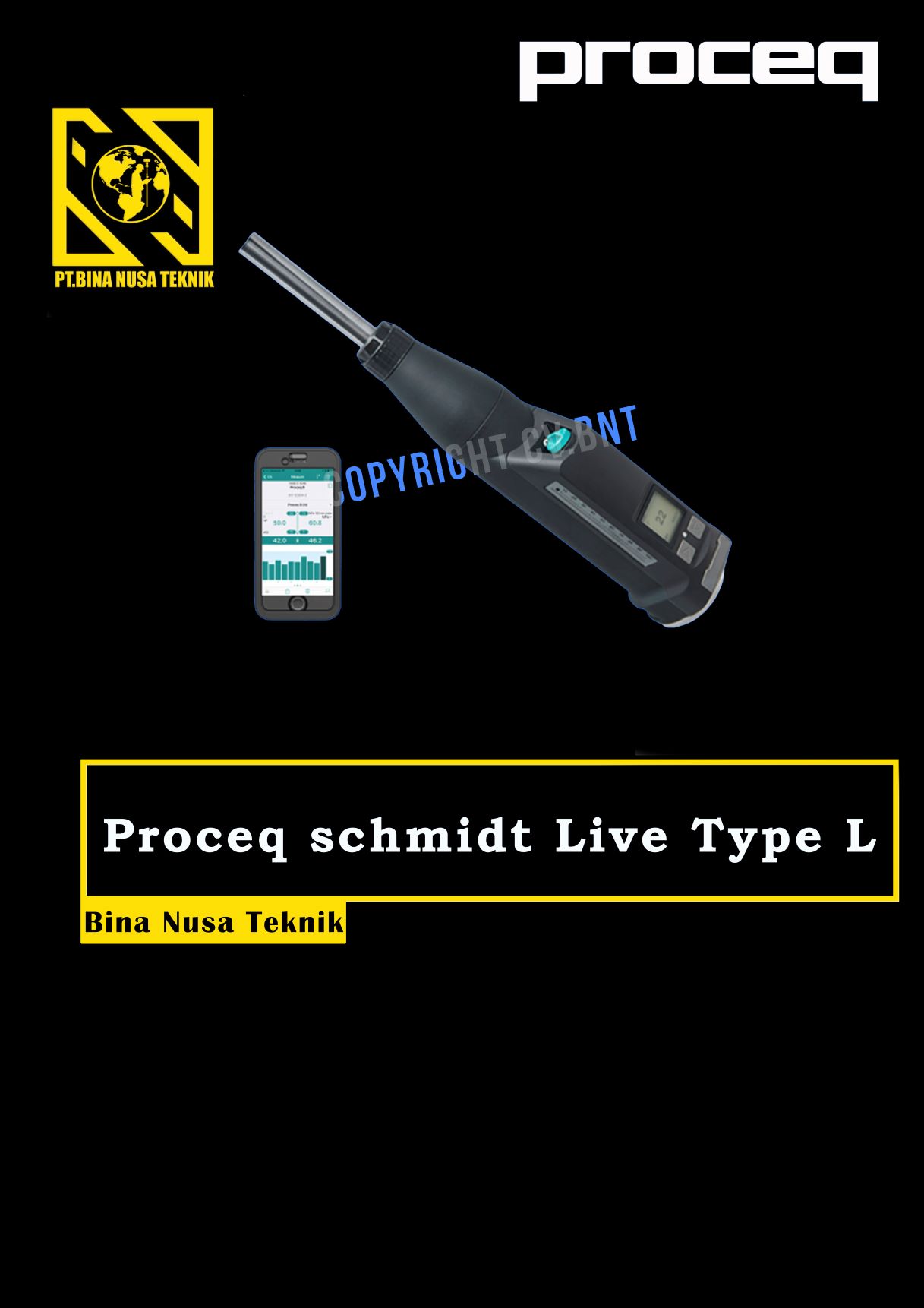 hammer test proceq original schmidt live type l