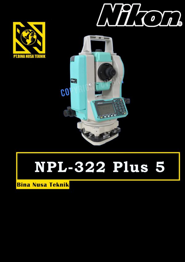 Total Station Nikon NPL-322 Plus 5