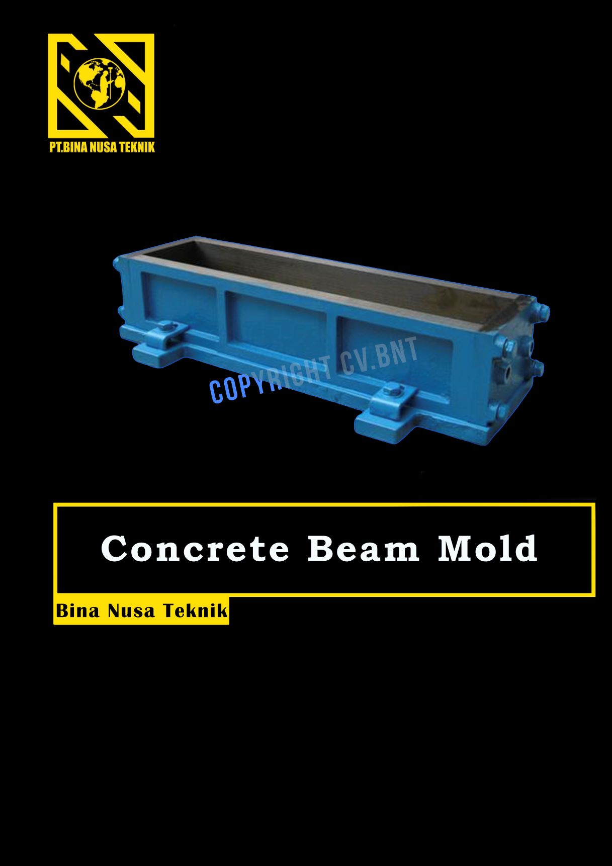 alat lab Concrete Beam Mold